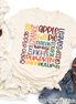 Fall Word Collage Tee