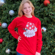 Believe Santa Hat Christmas Tee