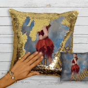 Personalized Flip Sequin Photo Pillow - Too Cute Custom Designs