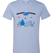 Custom Mama-Daddy-Grandma-Grandpa Baby Shark Tee - Too Cute Custom Designs