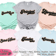 Retro Leopard Secretary Tee