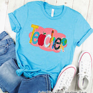 Doodle Teacher Tee