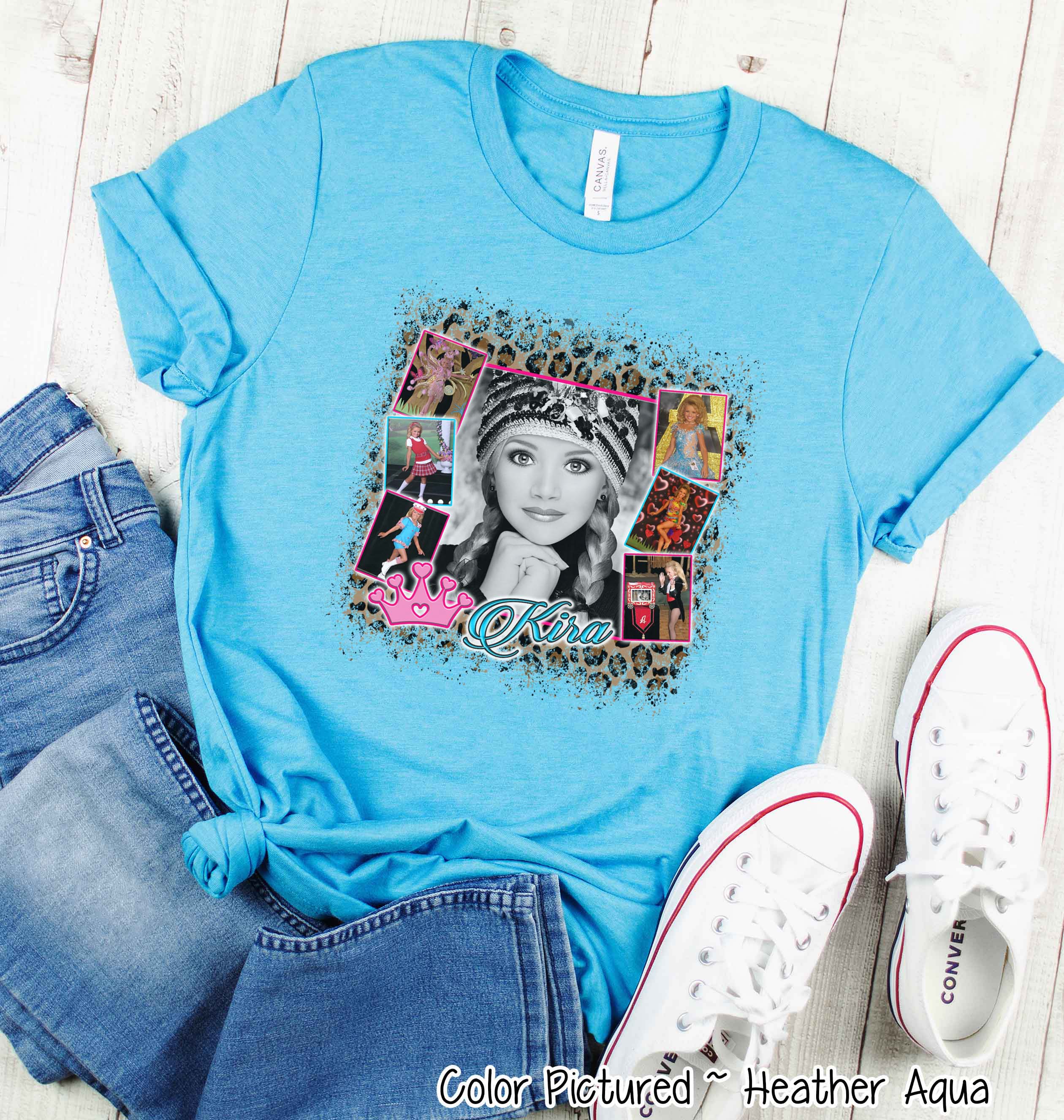 Pageant Distress Collage Photo Tee