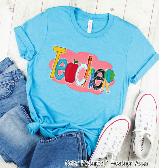 Doodle Teacher Tee