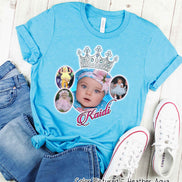 Pageant Crown Photo Collage Tee