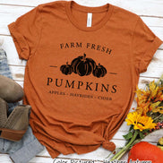 Farm Fresh Pumpkins Fall Tee