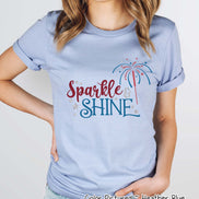 Sparkle and Shine Nostalgic Patriotic Tee