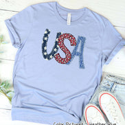 USA Retro Print Tee