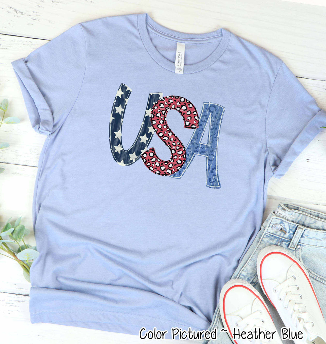 USA Retro Print Tee