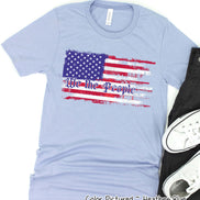 We The People American Flag Patriotic Tee
