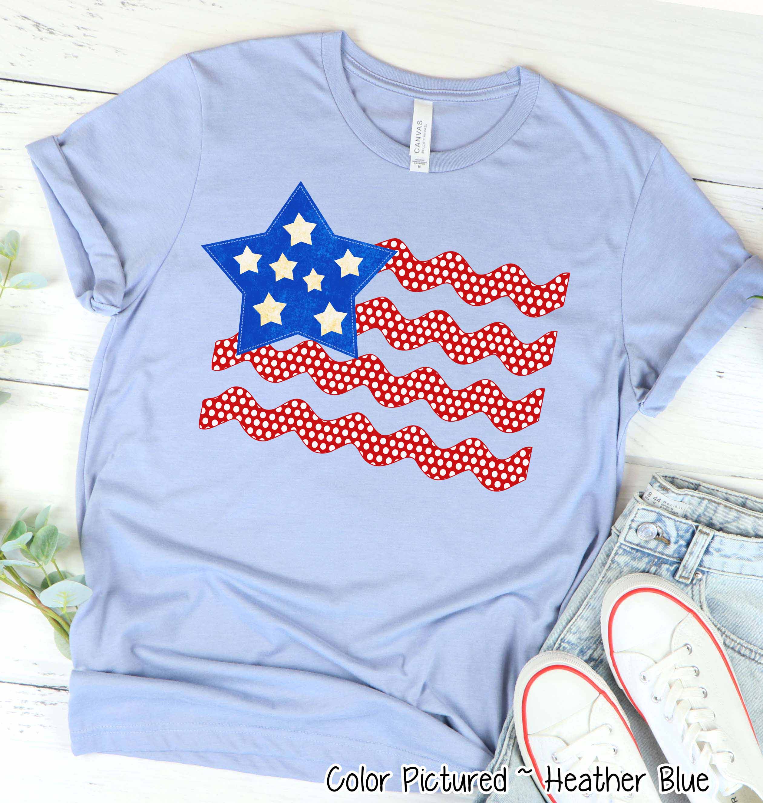 American Ric Rac Flag Tee