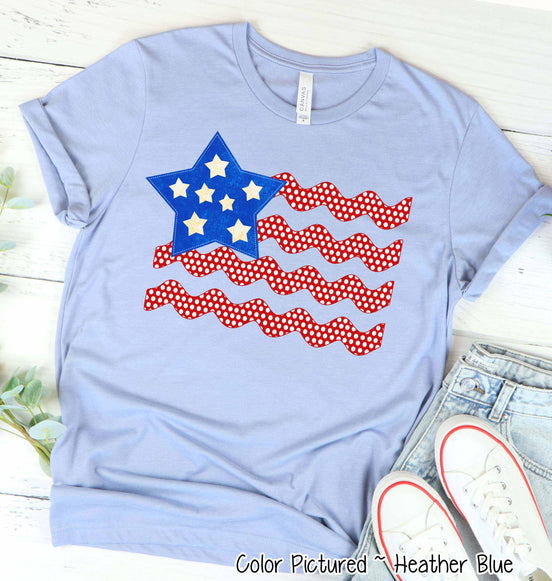 American Ric Rac Flag Tee