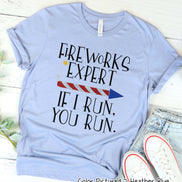 Fireworks Expert for Her 4th of July Tee