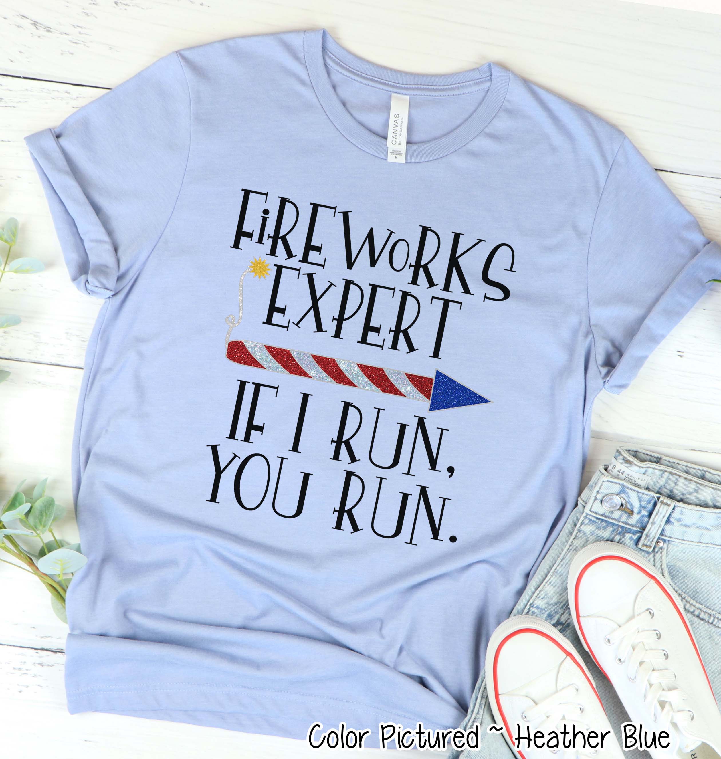 Fireworks Expert for Her 4th of July Tee