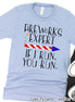 Fireworks Expert 4th of July Tee