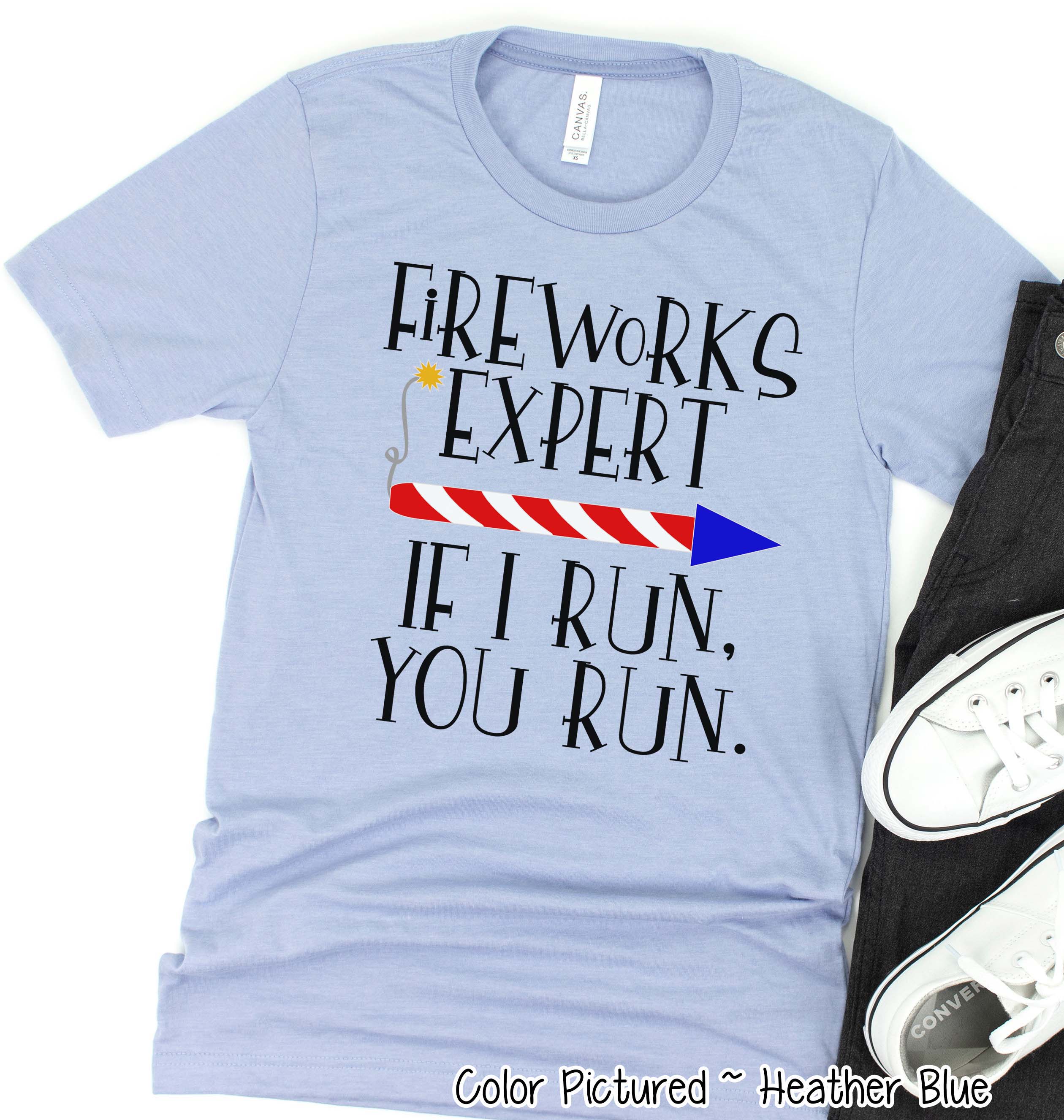 Fireworks Expert 4th of July Tee