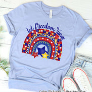 Let Freedom Ring Rainbow Tee