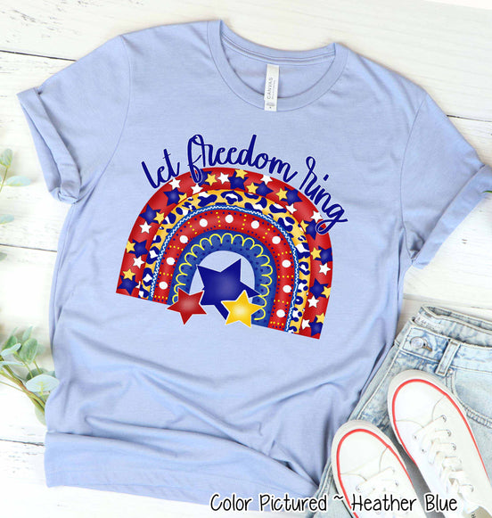Let Freedom Ring Rainbow Tee