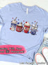 Patriotic Coffee Lovers Latte Monogram Tee