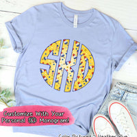 Big Monogram Bomb Pop Patrotic Tee