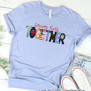 Saving Lives Together First Responders Tee