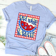 Red White & Sweet Watermelon Patriotic Tee