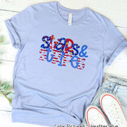 Stars & Stripes Patriotic Tee