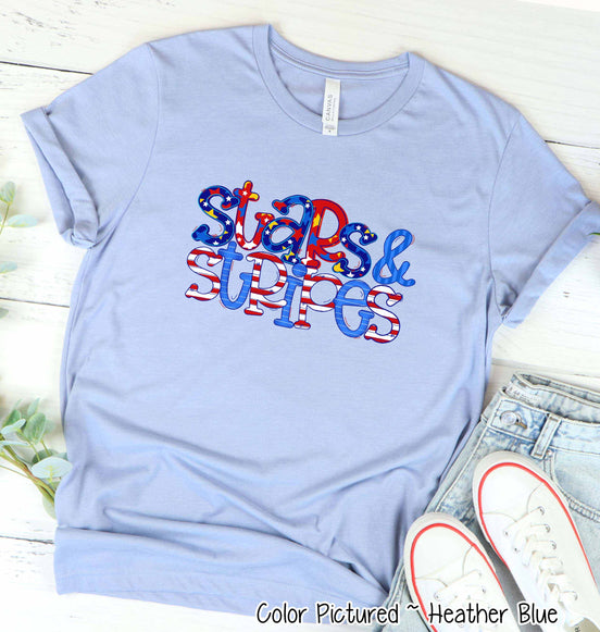 Stars & Stripes Patriotic Tee