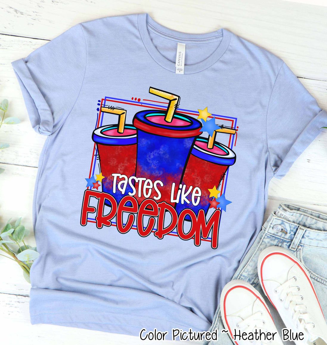 Tastes Like Freedom Patriotic Tee