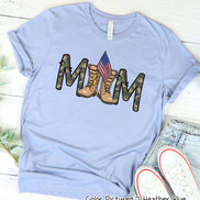 Military Mom with Combat Boots Tee