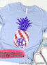 Patriotic Pinapple Monogram Tee