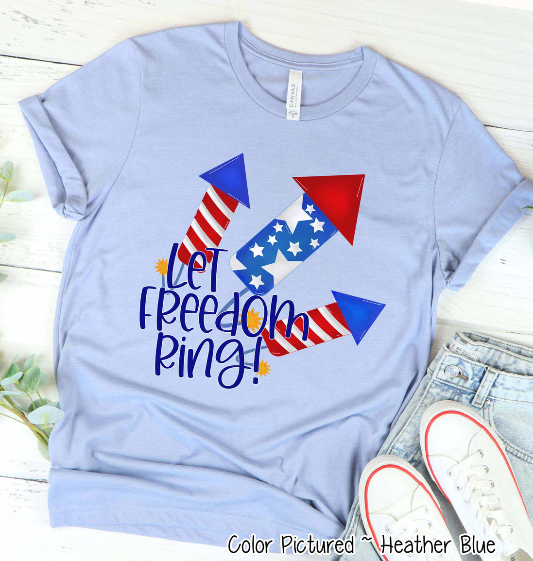 Let Freedom Ring Fireworks Tee
