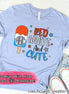 Patriotic Red White & Cute Monogram Tee