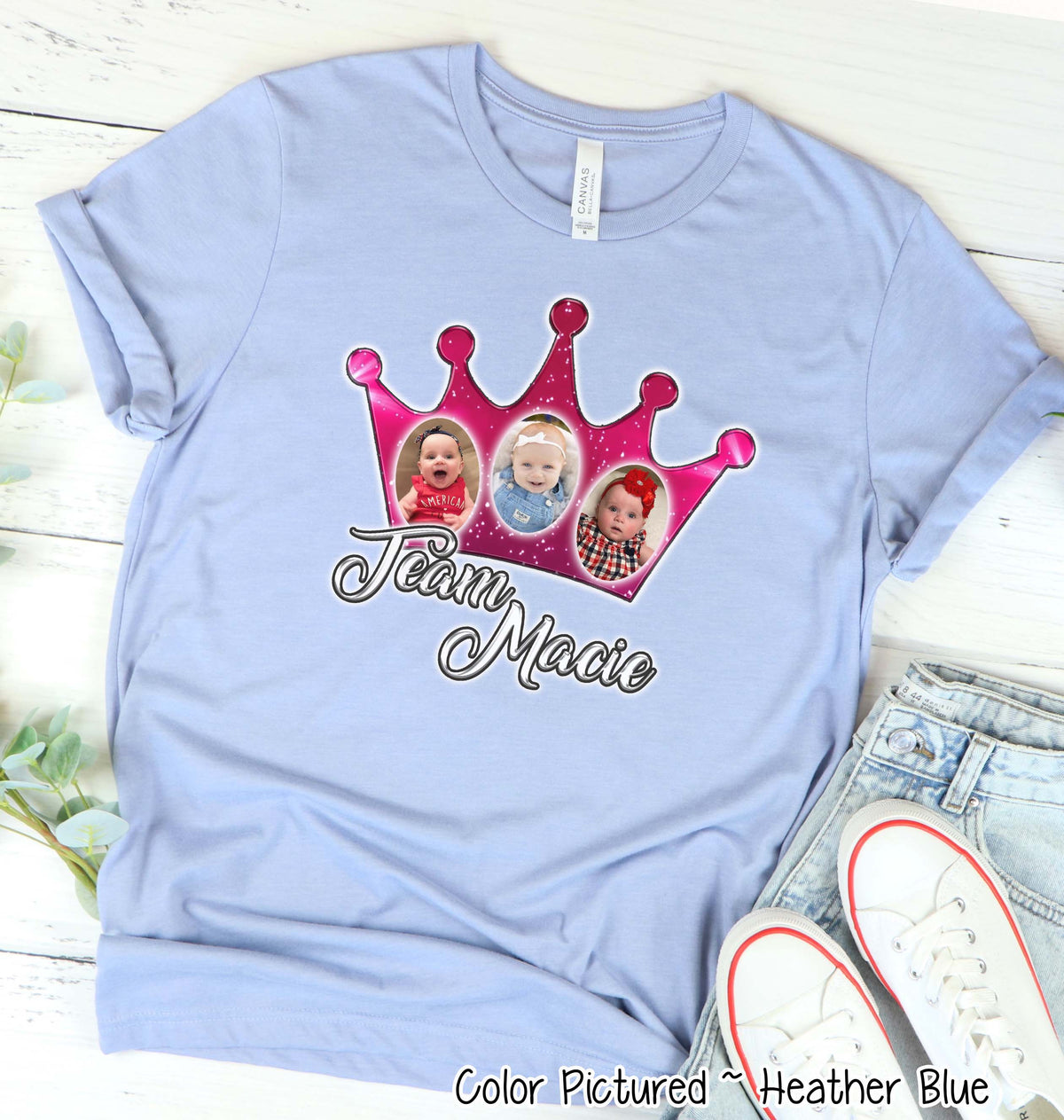 Pageant Crown Team Photo Tee