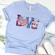 LOVE Patriotic Tee