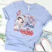 Free To Sparkle Patriotic Tee