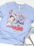 Free To Sparkle Patriotic Tee
