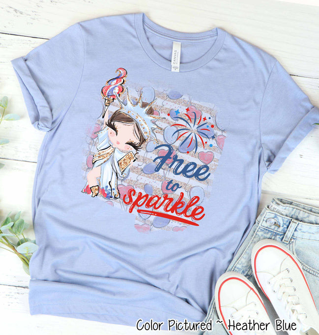 Free To Sparkle Patriotic Tee