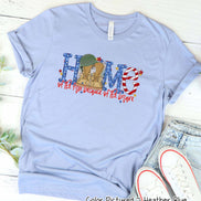 Home of the Free Combat Boots Tee