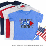 Little Miss Firecracker Patriotic Tee