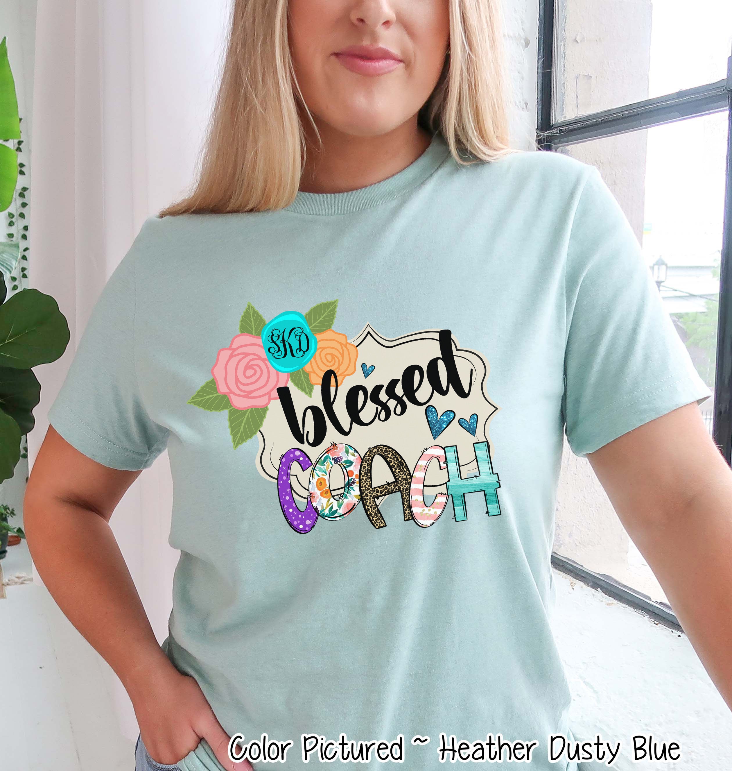 Monogram Blessed Coach Tee