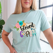 Monogram Blessed Coach Tee