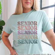 Senior 2024 Retro Mirror Tee