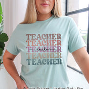 Retro Mirror Teacher Tee