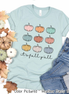 It's Fall Y'all Watercolor Pumpkins Fall Tee