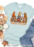 Gnome Trio Happy Fall Yall Raglan Tee