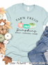 Farm Fresh Pumpkins Distressed Fall Tee