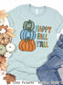Happy Fall Yall Distress Pumpkin Stack Fall Tee