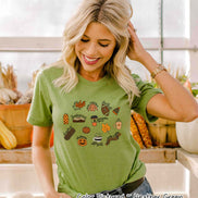 Fall Things Doodles Fall Tee