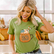Pumpkin Spice Monogram Mug Tee